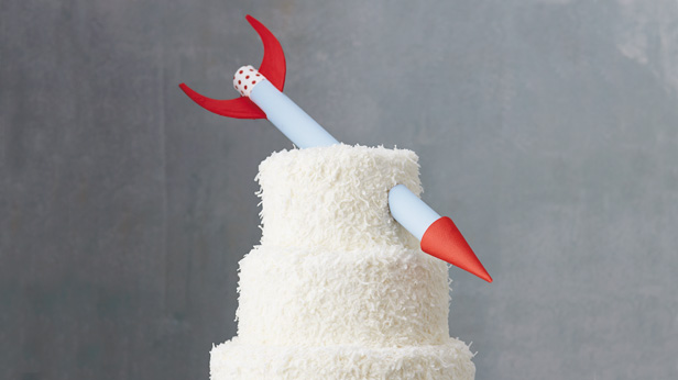 DIY Birthday Cake Toppers: Missile