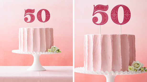 DIY Birthday Cake Toppers: Numero Uno