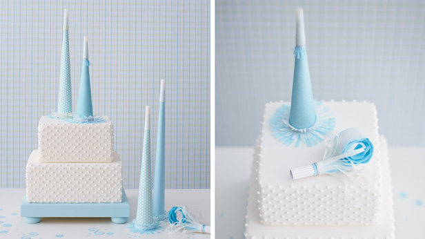 DIY Birthday Cake Toppers: Party Horn