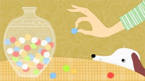 Rewards for kids: puff ball power