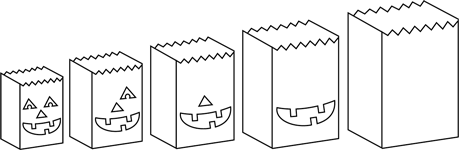 Halloween games & activities for kids: bag carving game