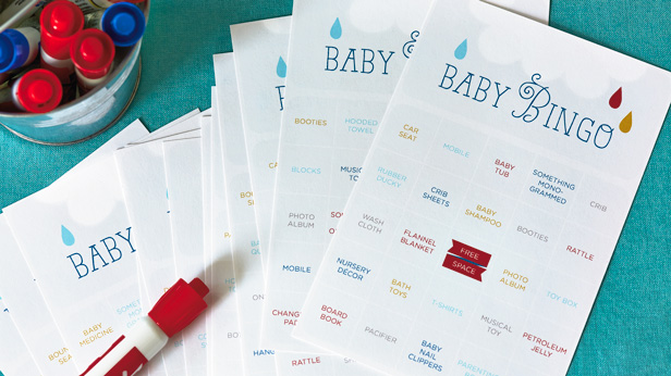 Free printable baby bingo game.