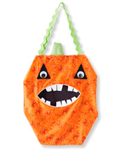 DIY Halloween Treat Bags: Pumpkin