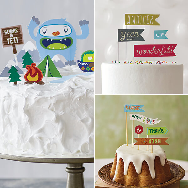 DIY Birthday Cake Toppers