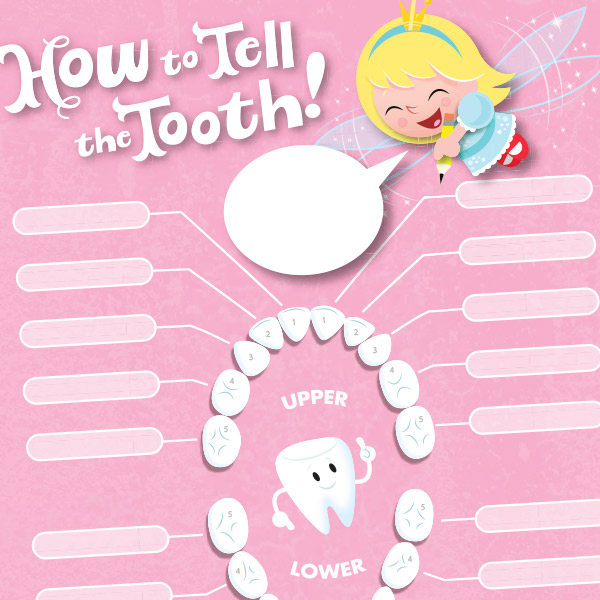 Tooth Fairy Printables: Lost Tooth Chart