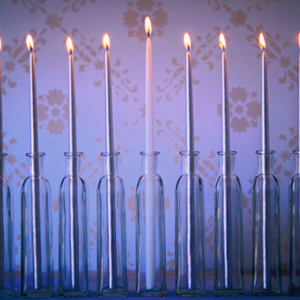 Classic hanukkah menorah crafts
