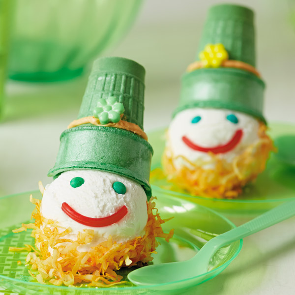 Happy Lepre-cones St. Patrick's Day dessert recipe