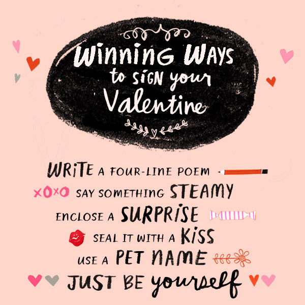 What to Write in a Valentine's Day Card - How to Sign