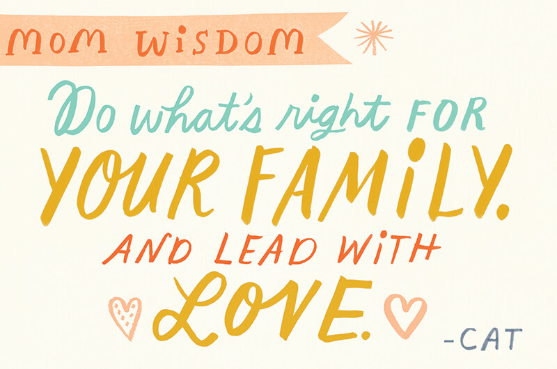 Do what's write for your family and lead with love.