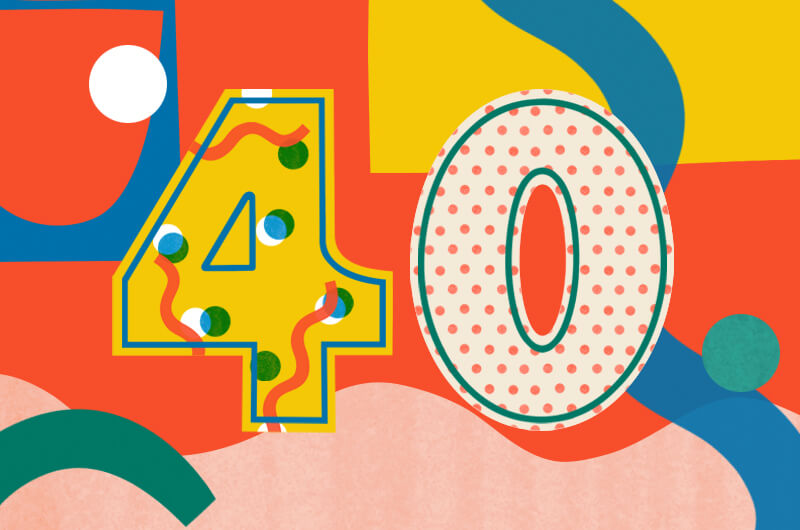 40 drawn with fun birthday designs