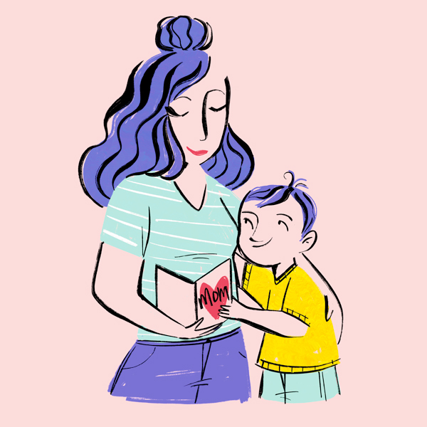 Mother's Day activity sending a card