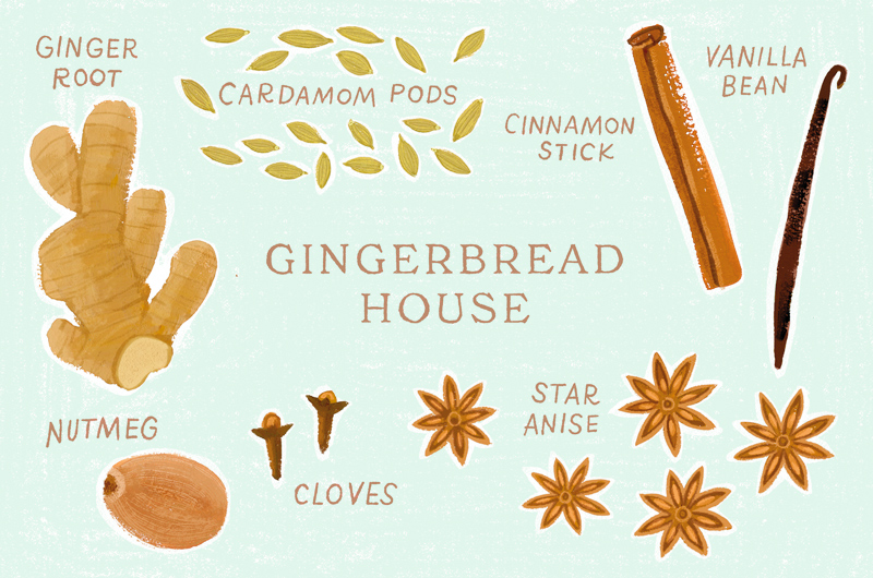 An illustration of the ingredients that go into our